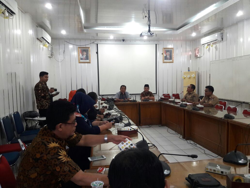 DPRD Pangandaran Jawa Barat saat melakukan kunjungan kerja ke DPRD Kota Padang. Foto : Istimewa